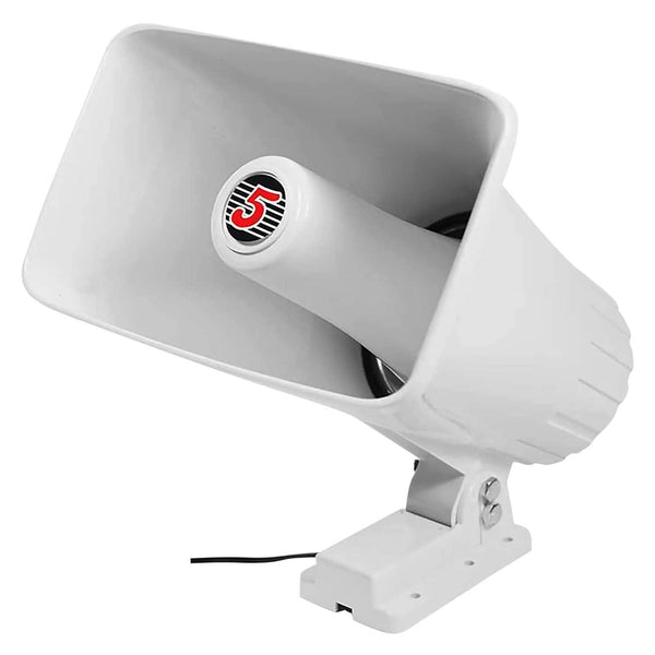 5Core Indoor outdoor PA horn speaker, 8 x 5 inch, loud PA system, 8 ohm, 65W, loud siren audio