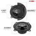 Perfect car stereo enhancement with 5 Core 350W 2-way speaker