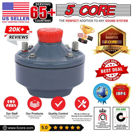 High-performance 400W compression driver with aluminium tweeter diaphragm
