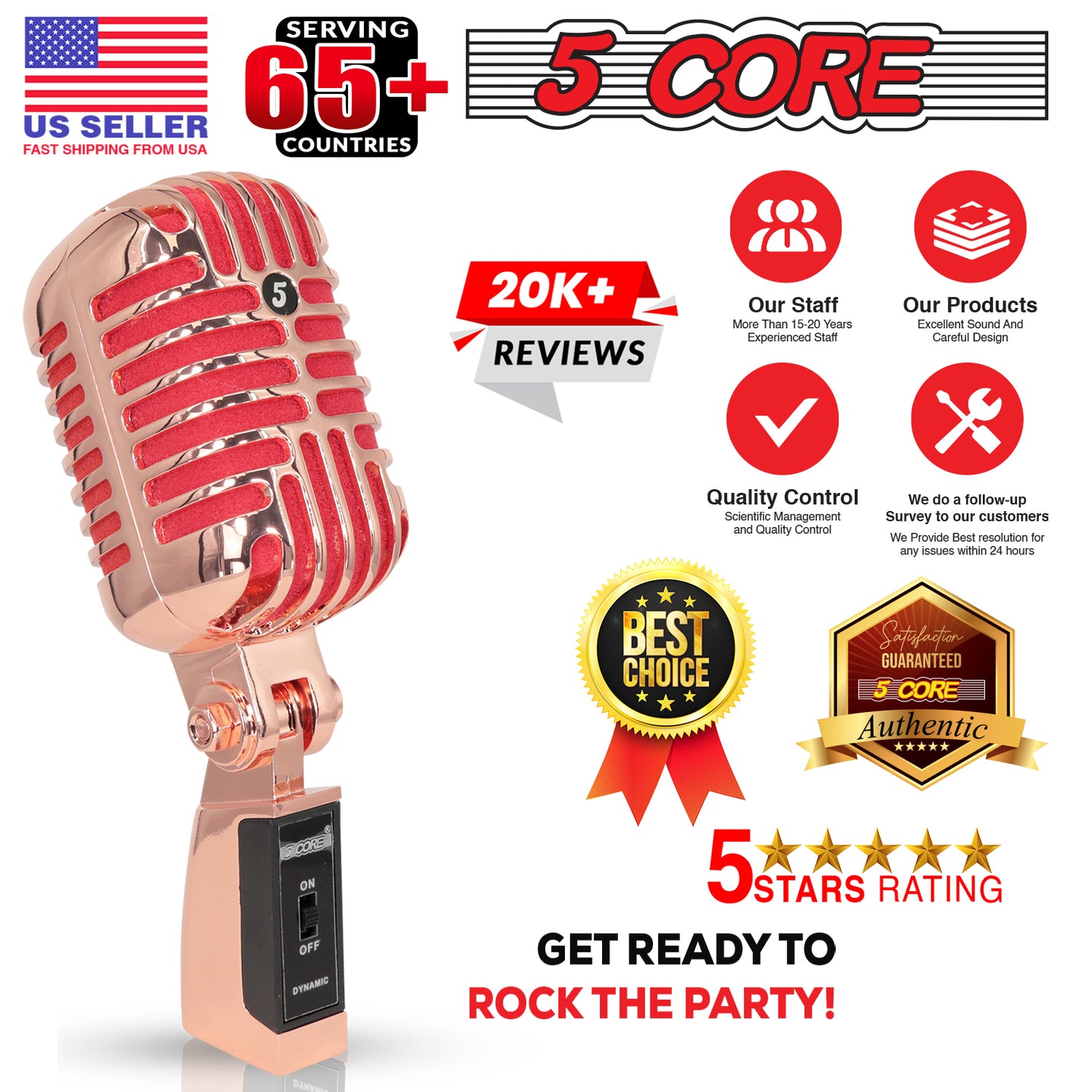 Best classic dynamic mic with robust build, clear audio quality, and iconic design, perfect for vocals and live performances
