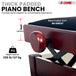 height adjustable piano bench