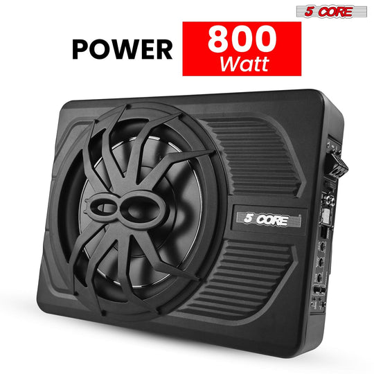 Powerful 5Core car audio subwoofer with LED light and compact design