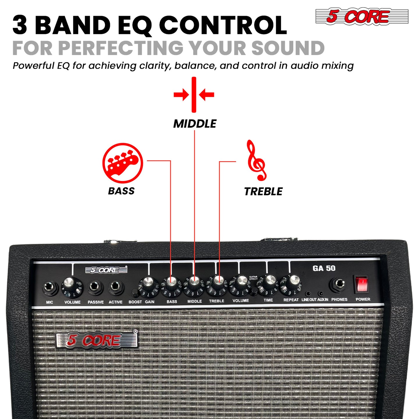 3 band eq control