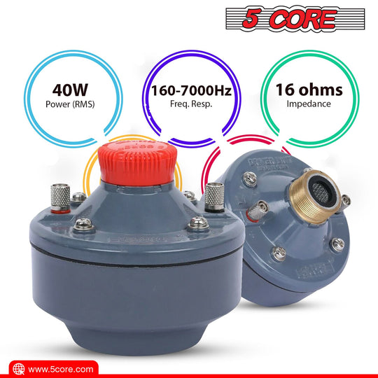 5 Core high-power compression driver for professional audio systems