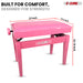 height adjustable keyboard bench
