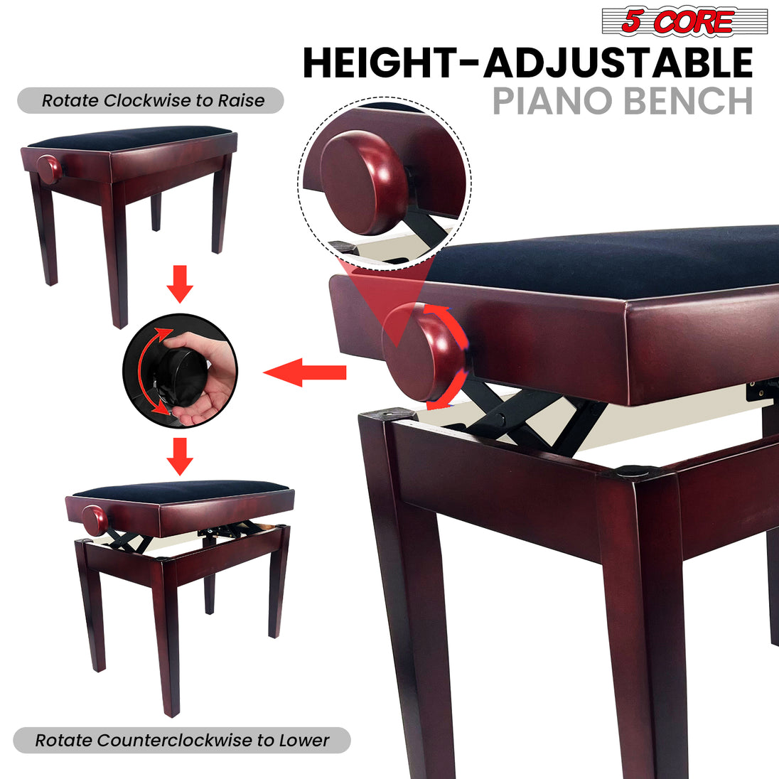adjustable musician chair
