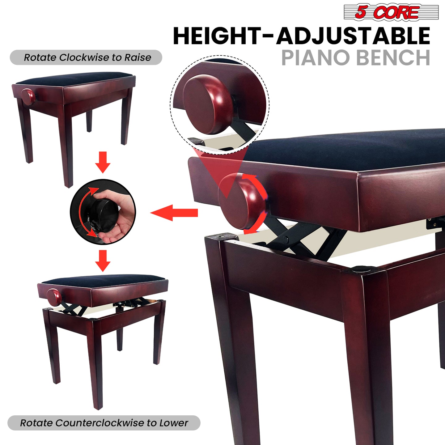 adjustable musician chair