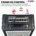 Electric drum amp featuring an 8-inch speaker for clear sound