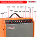 5 Core 40W electric guitar amplifier portable for practice sessions