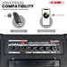 Versatile 3-band EQ drum amplifier with wireless Bluetooth support