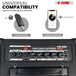 Versatile 3-band EQ drum amplifier with wireless Bluetooth support
