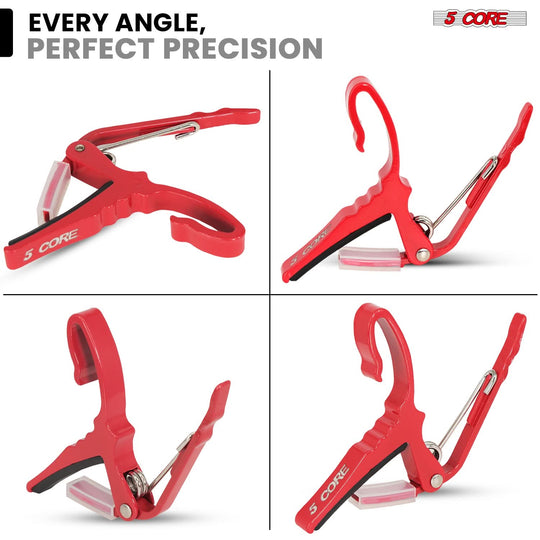 5Core capo with durable build and precision for clean sound transitions