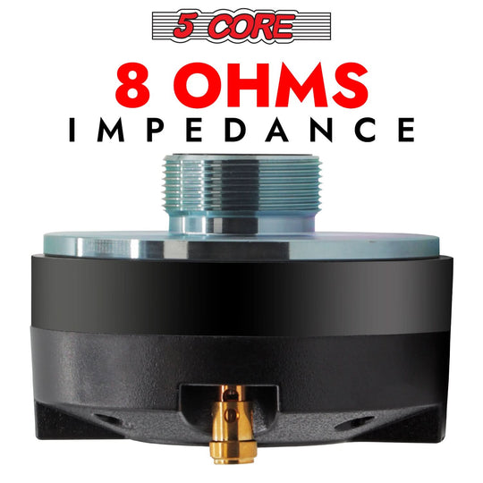 5 Core Compression 2Pcs Driver Titanium Voice Coil 200W Peak Audio Horn Speaker Tweeter System Super Loud
