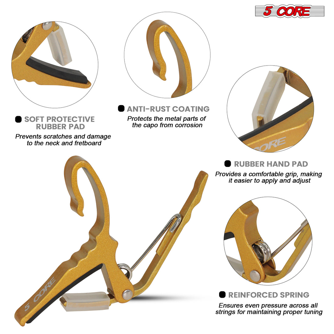 Guitar capo included