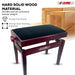 wooden piano stool