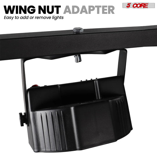 Easy to use wing nut adapter