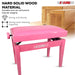 wooden piano bench
