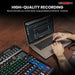 PC audio recording setup for high-quality sound capture and production
