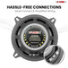 Compact and efficient 5 Core speaker ideal for vehicle sound upgrades