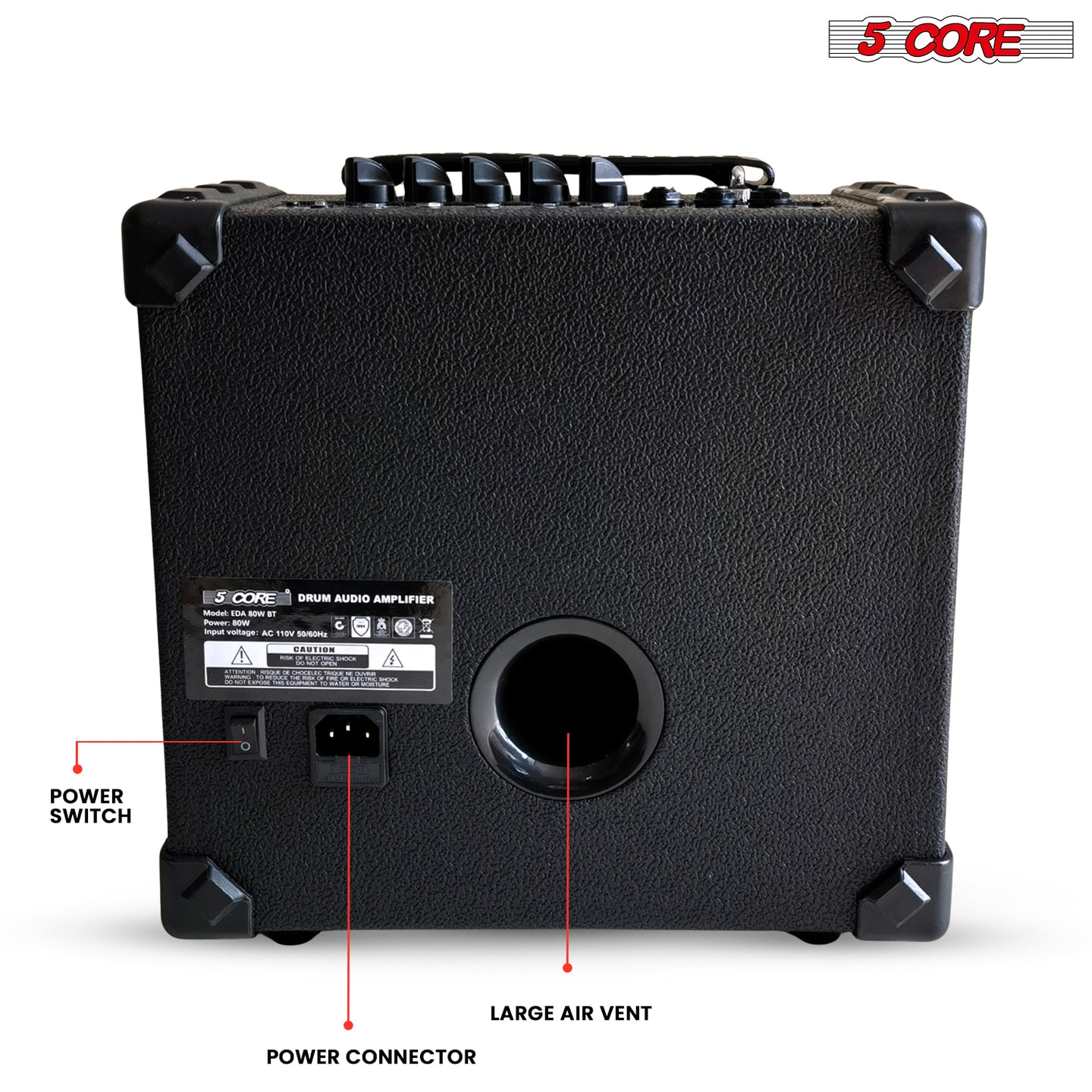 High-quality electric drum amp designed for practice and performance