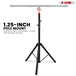 Adjustable 39-100 inch DJ light stand with stable tripod base and T bar