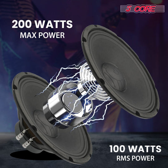 5 Core 12 Inch Guitar Speaker 200W 8 Ohm Amp Cabinet Replacement Amplifier Woofer