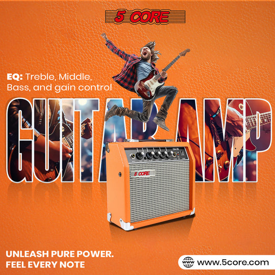 Practice amplifier 5 Core 20W for guitar acoustic and electric use