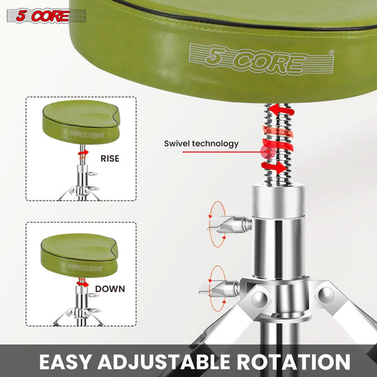 Premium 5Core drummer throne with saddle-style seat for better posture