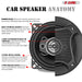 5 Core coaxial speaker engineered for compact vehicles and tight spaces