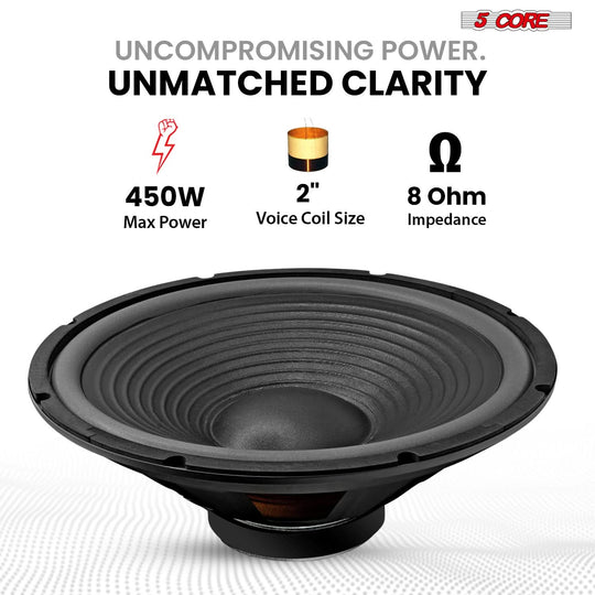 Powerful replacement guitar speaker delivering rich and punchy tone