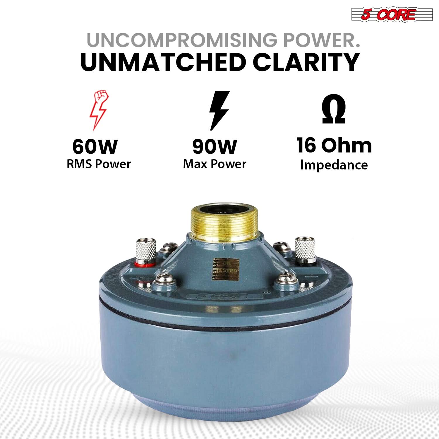 Compression Driver Super Loud 600w Peak 16 Ohm Tweeter