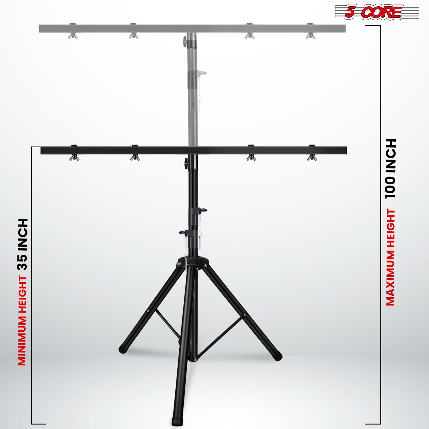 DJ Light Stand Adjustable Heavy Duty Tripod for Stage Lights
