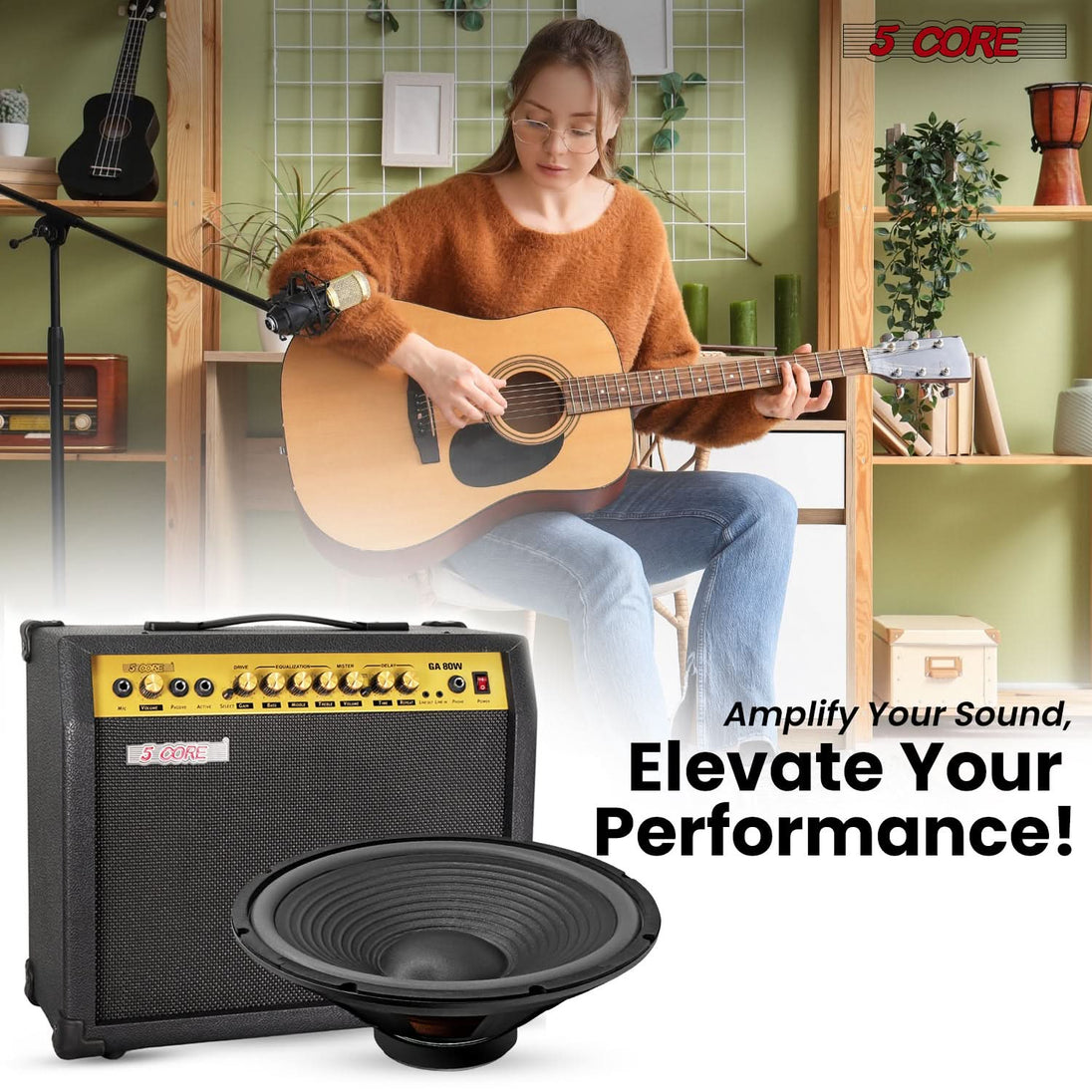 Reliable, powerful speaker for amps with superior sound clarity