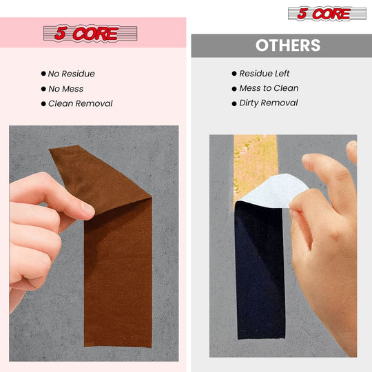 5 Core Gaffers Tape 2" 30 Yards 4Pcs Professional Brown Pro Gaff Tape Non Reflective Water Resistant