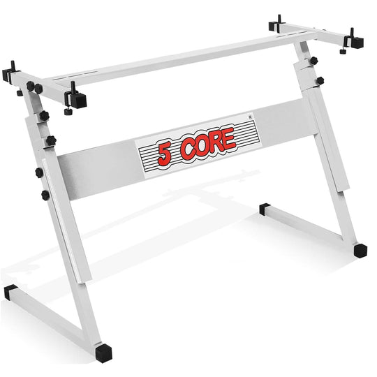5Core Z style keyboard stand with adjustable height for pianos and keyboards