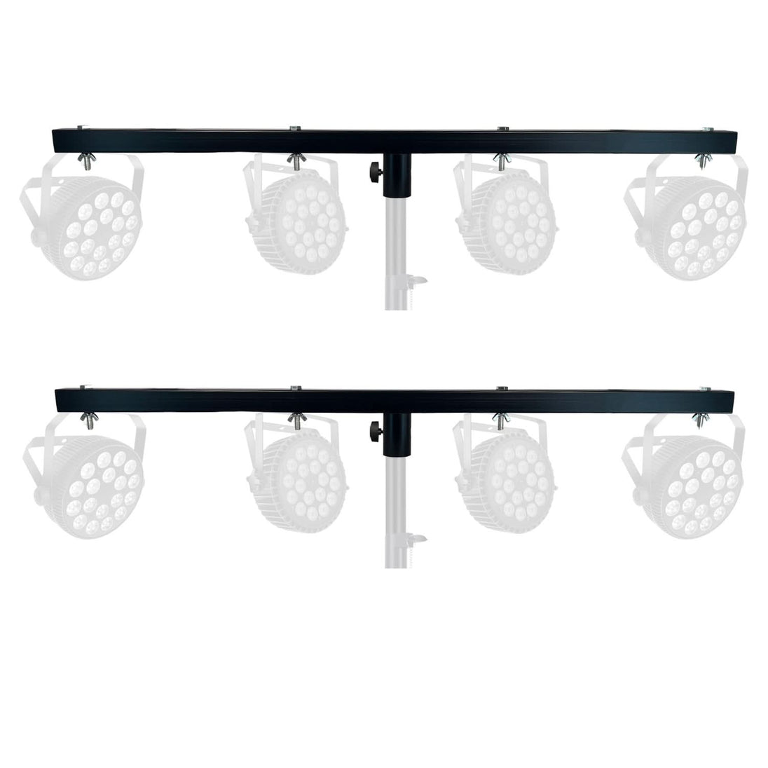 5 Core DJ Lighting T Bar 4 Party Lights 2Pc 39 Inch Extension Crossbar Tbar Mount w 66 lbs Capacity