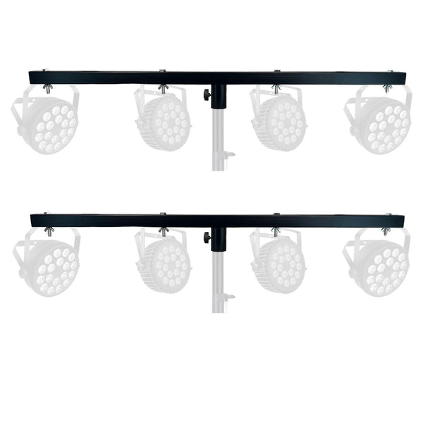 5 Core DJ Lighting T Bar 4 Party Lights 2Pc 39 Inch Extension Crossbar Tbar Mount w 66 lbs Capacity