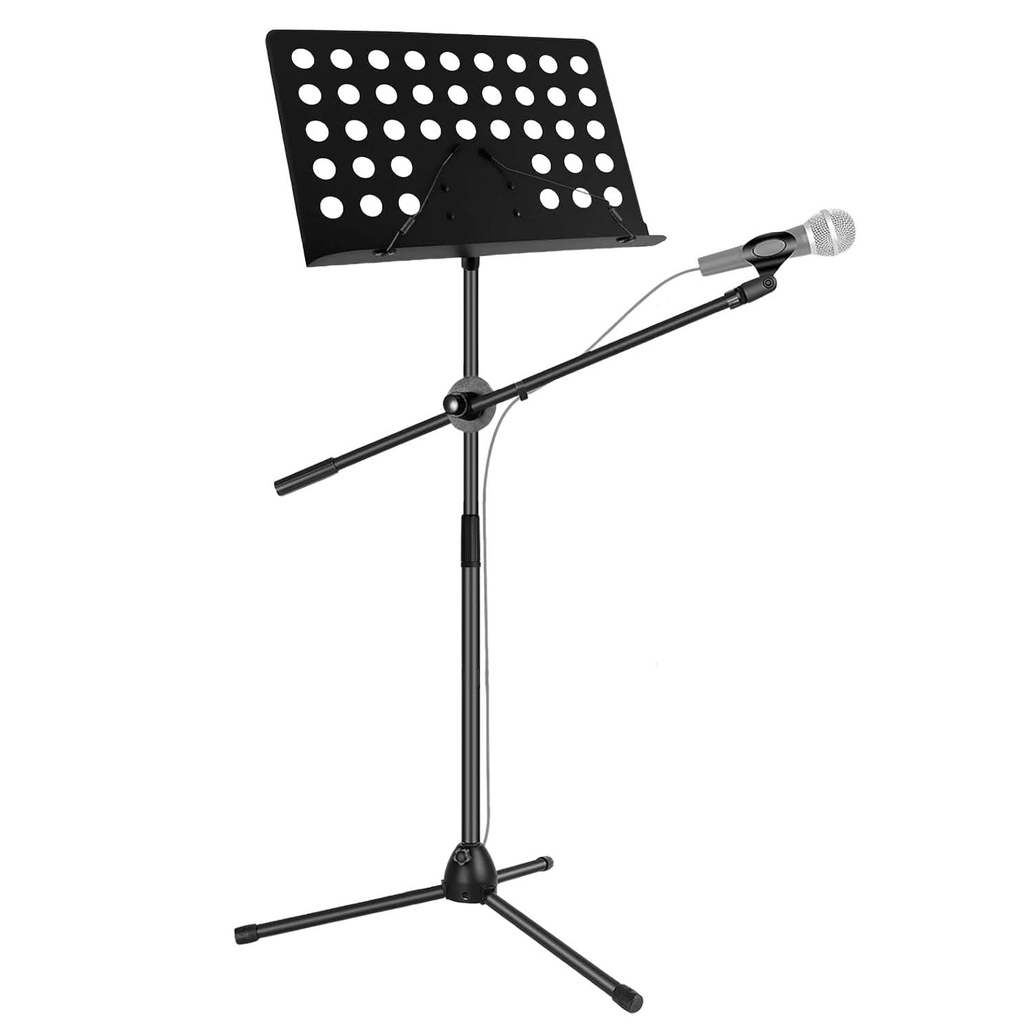 Music Stand Note Holder Tripod Stand Height Adjustable