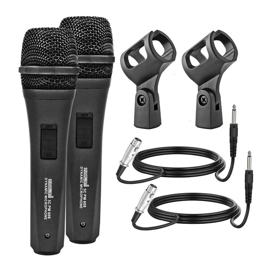 High-quality cardioid handheld mic with superior sound clarity