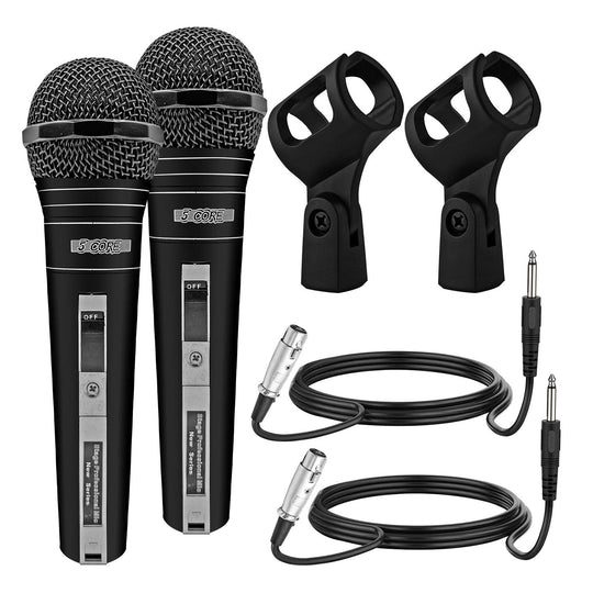 Dynamic microphone ideal for karaoke, podcasting, and studio recording