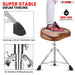Super strong drum stool with a stable base and cushioned drum seat, perfect for long playing sessions.