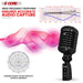 Microphone for singing with clear sound quality and durable build, perfect for vocal performances and live events