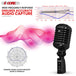 Microphone for singing with clear sound quality and durable build, perfect for vocal performances and live events