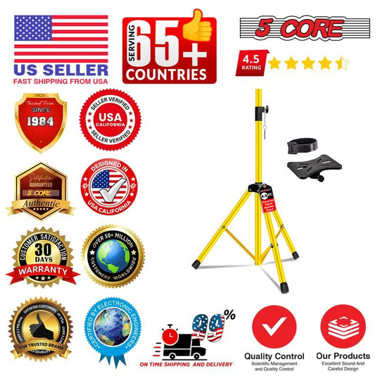 5 Core Adjustable Speaker Stand - Professional Audio Equipment