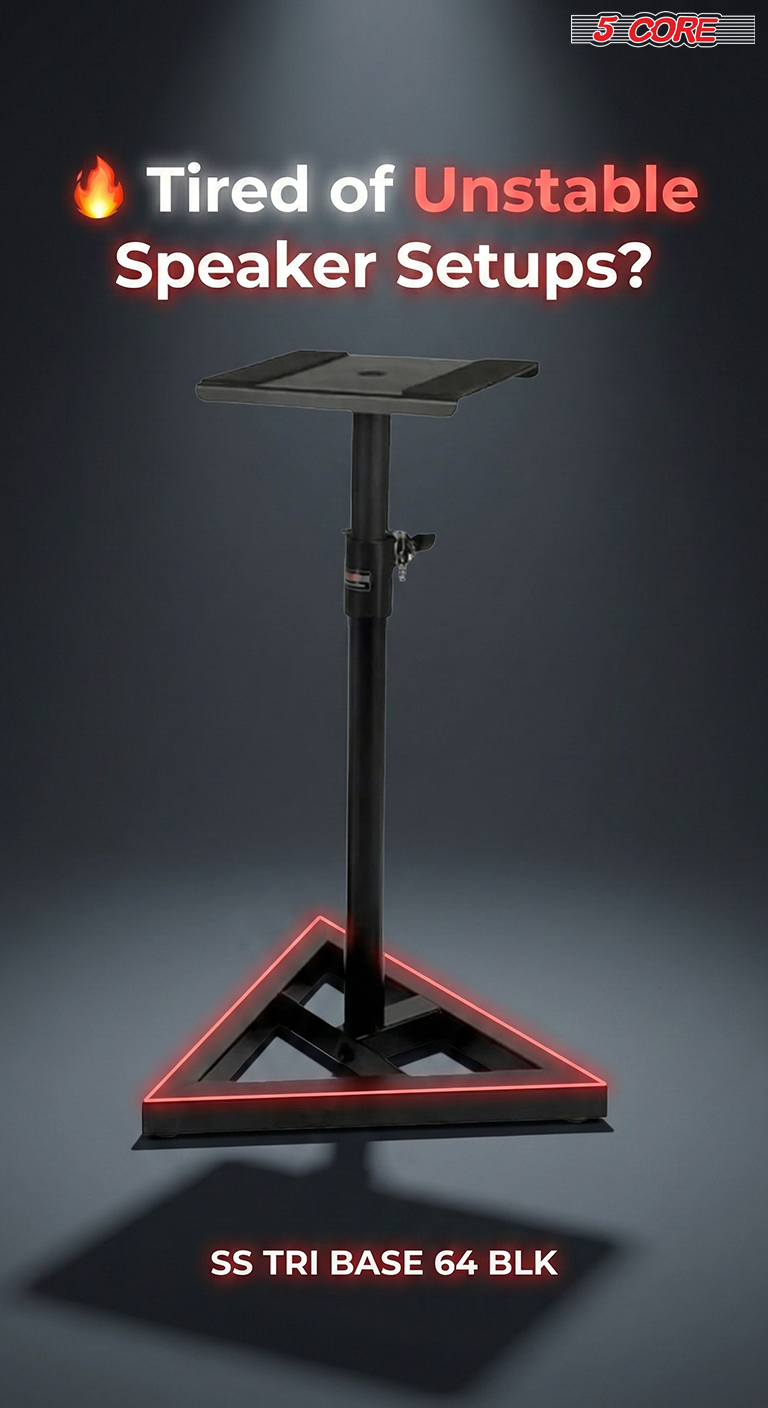 Speaker Stand Tripod Base