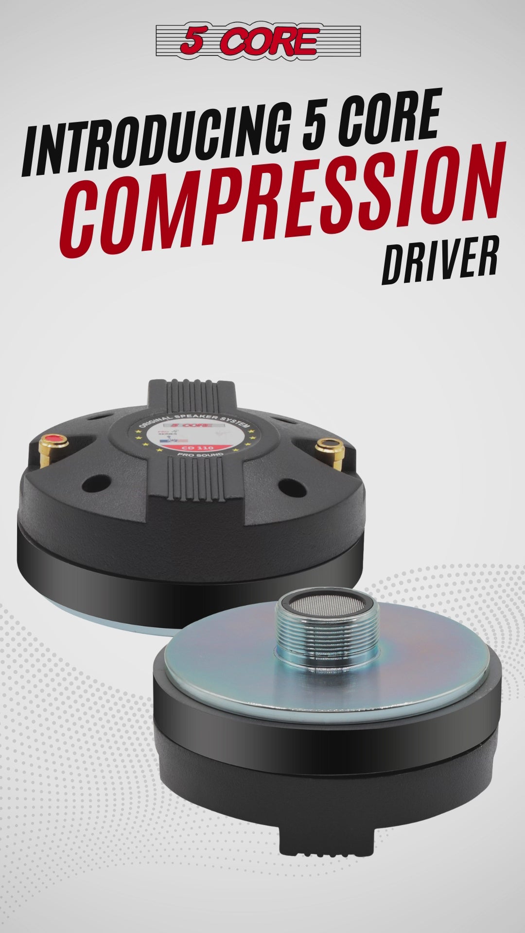 Compression Driver 220W 8 Ohm Exit Phenolic Tweeter